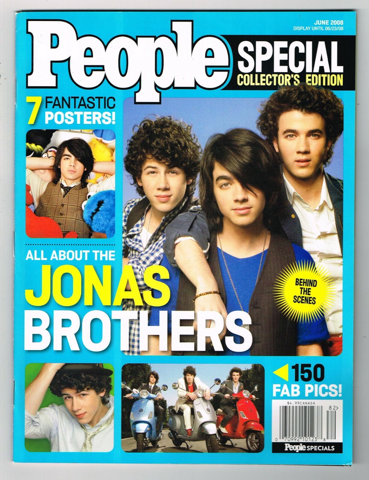 サイン入り　海外雑誌　Jonas Brothers ジョナス・ブラザーズby2名直筆サイン入りマガジン□Jonas