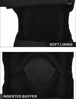 ® CAK Motorcycle Motocross Racing Knee Guards Pads Braces Protective Gear Black