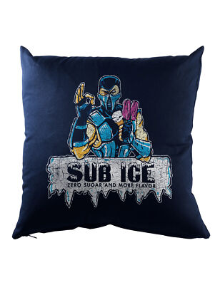 Sub Ice Dekokissen Mortal Fun Cream Maker Sub-Zero Kombat Gamer Gaming Game