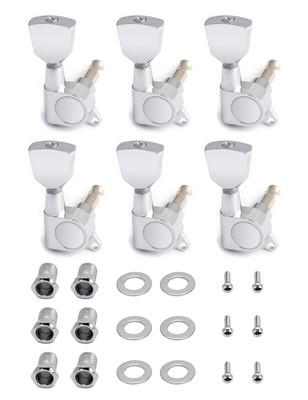 Sealed Guitar String Tuning Pegs Grover Machines Heads Tuning Keys Tuners 6 I...