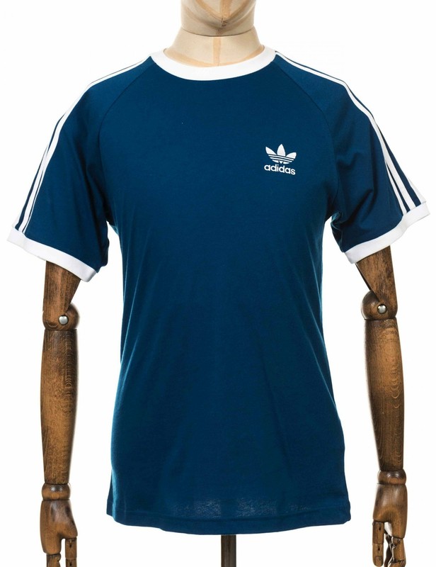 Details about Adidas Originals 3 Stripe Trefoil Tee Legend Marine Details about Adidas Originals 3 Stripe Trefoil Tee Legend Marine
