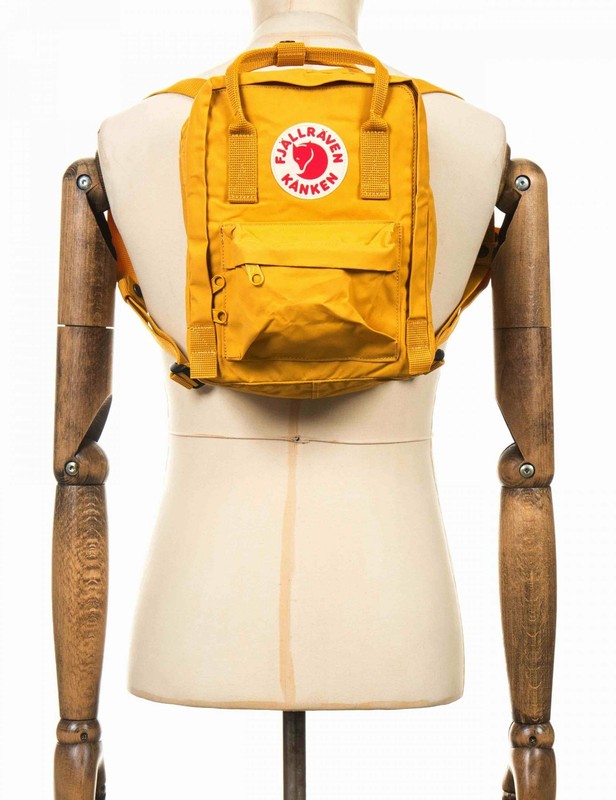 fjallraven kanken mini backpack ochre