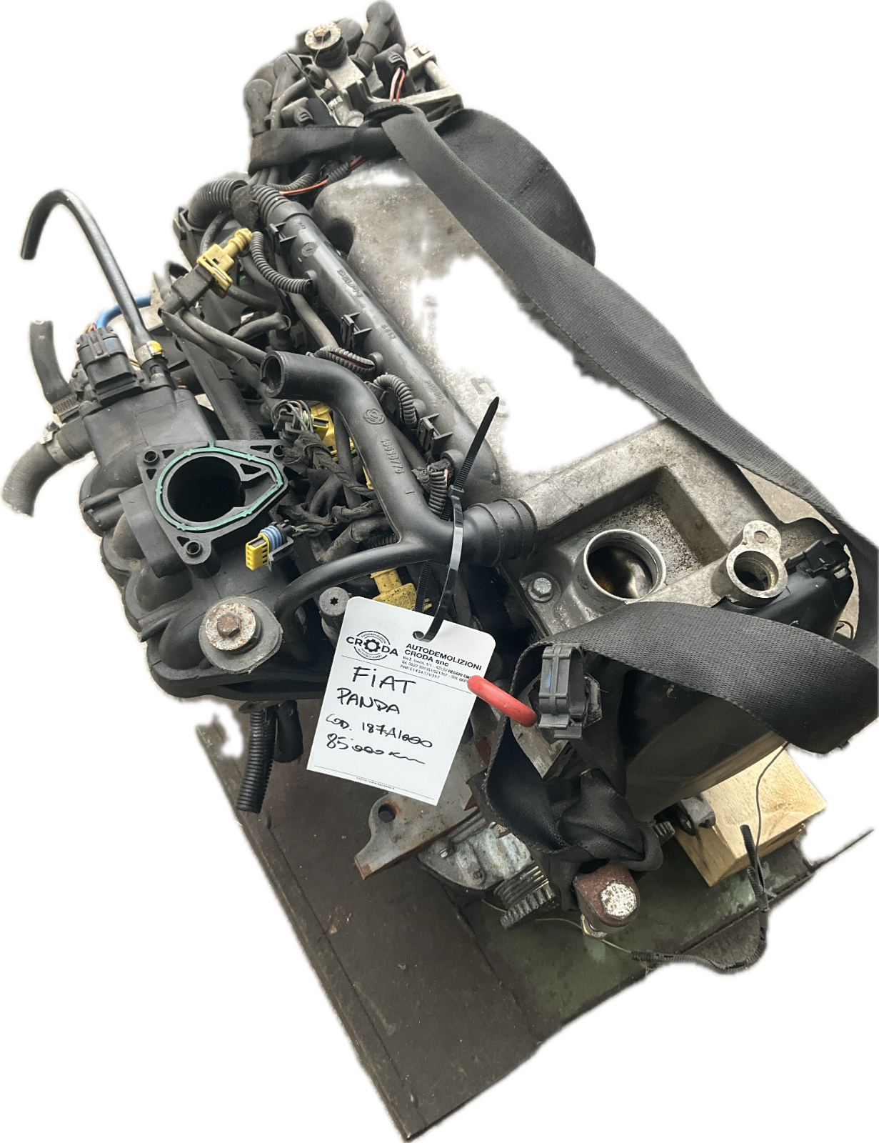 Motore modelli fiat 1.1 benzina tappo vite codice motore 187A1000 85.000km