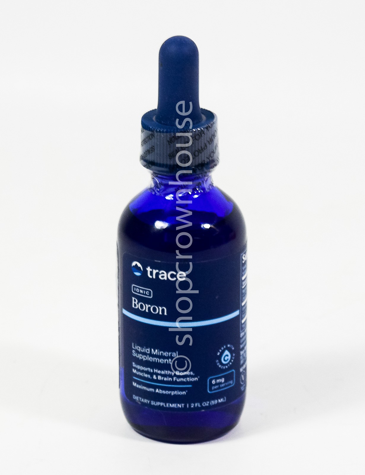 Trace ionic BORON 6mg Liquid Mineral Supplement 2oz Maximum Absorption 12/2027