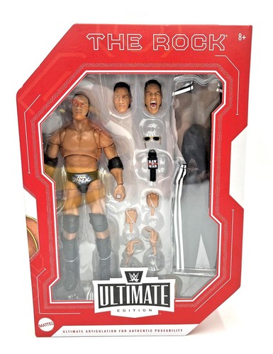 Mattel WWE Elite Ultiamte The Rock 新品 Amazon.com: Mattel WWE Ultimate Edition Action Figure