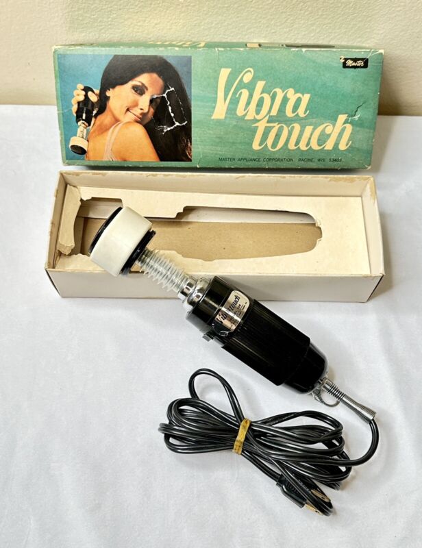 Vintage Master Vibra Touch Massager Vibrator Model 105 Japan With Original Box