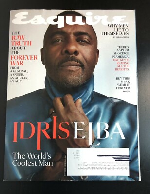 Esquire Magazine- October/November 2021 -Idris Elba-The World's Coolest Man