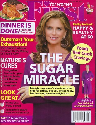 First for Women February 19th 2024  Kathy Ireland