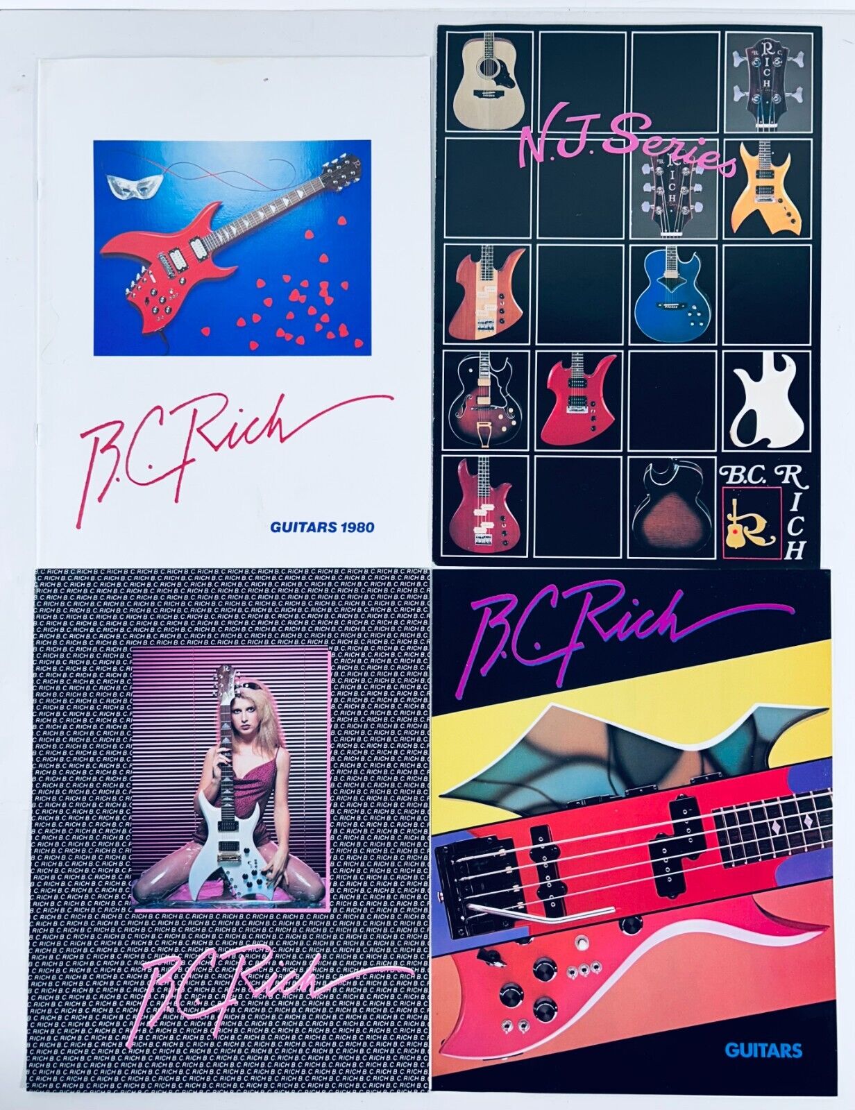 Original 1980s BC RICH • Electric Guitar Catalog Rich Bich Original 1980s BC RICH • Electric Guitar Catalog Rich Bich