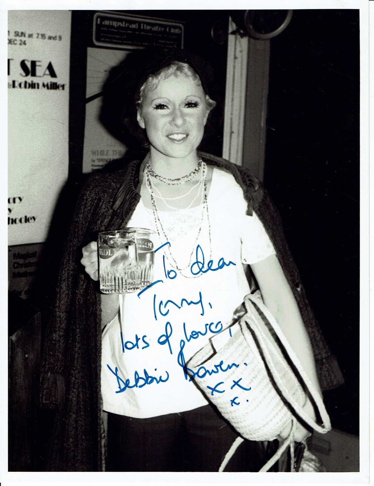 Debbie Bowen signed photograph