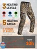 ANTARCTICA GEAR Hunting Heated Pants for Men with 12V 15000mAh Battery, Water-Resistant for Skiing, Hiking, Camping andClimbing