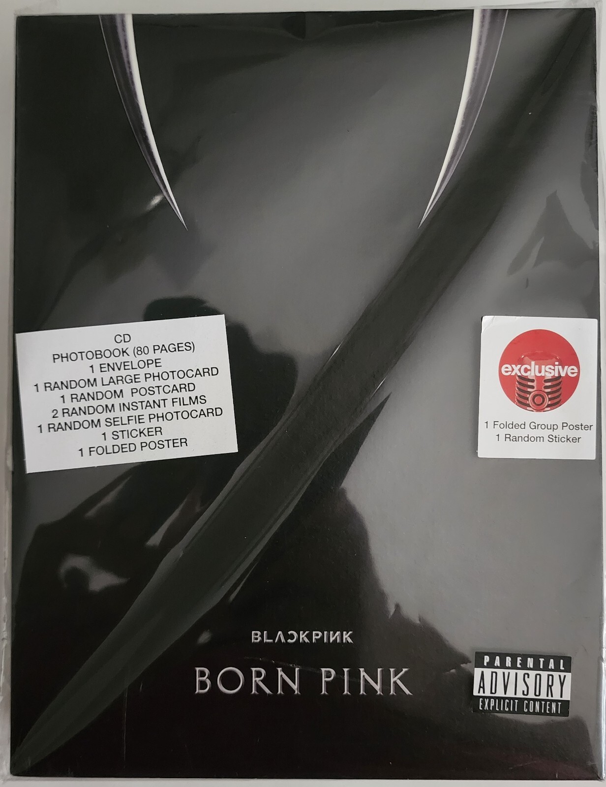NEW BLACKPINK BORN PINK BLACK VERSION B CD TARGET EXCLUSIVE