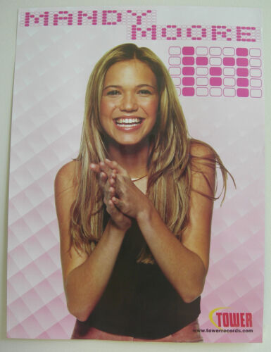 MANDY MOORE TOWER RECORDS US PROMO POSTER 