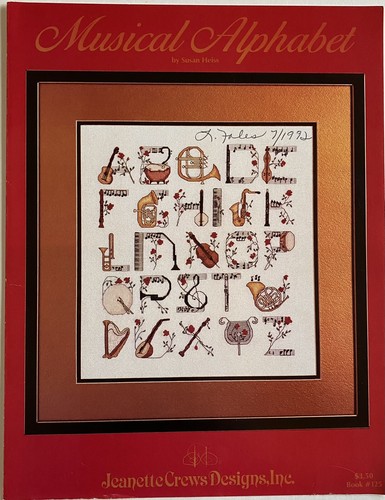 Pattern Booklet | Musical Alphabet Cross Stitch