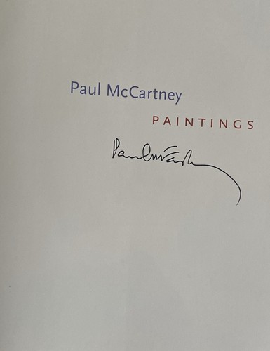 Paul McCartney　直筆サイン（鑑定書付き） Paul McCartney 直筆サイン（鑑定書付き）