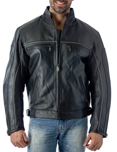 Vintage 1970s Reed Sportwear Leather Sport Jacket 4 Front