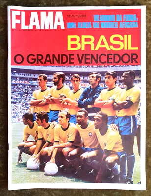 PELE BRAZIL WINNER 1970 ✱ IX FIFA World Cup Mexico VTG Magazine Portugal ~  RARE | eBay