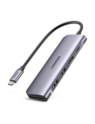 Ugreen USB C Hub 6-in-1 Type-C Adapter PD 100W Fast Charging HDMI Hub 70411 NEW