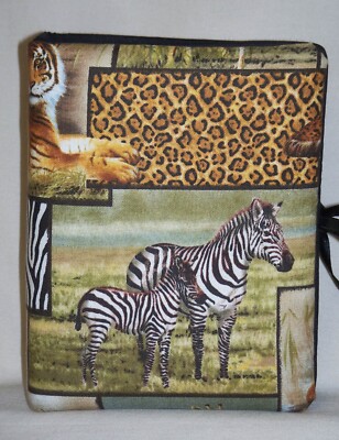 Zebra Tiger Leopard Giraffe Animal Handcrafted Photo Album Holds 100 4''X6'' NEW