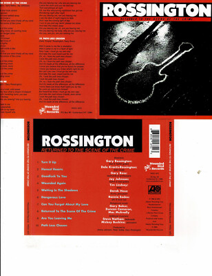 ROSSINGTON - RETURNED TO THE SCENE OF THE CRIME  (CD 2004)    **10 TRACKS**