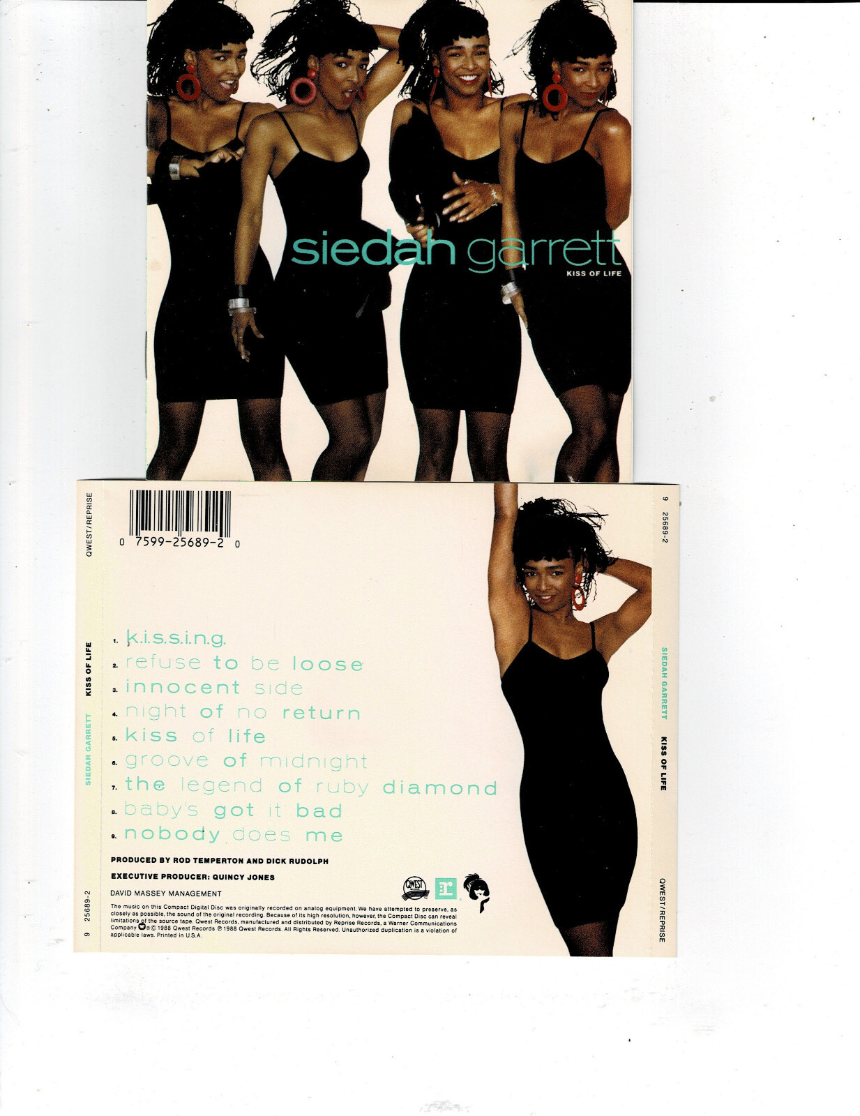 サイーダ・ギャレット/キス・オブ・ライフ Siedah Garrett – Kiss Of Life – Cassette (Dolby HX Pro, B NR