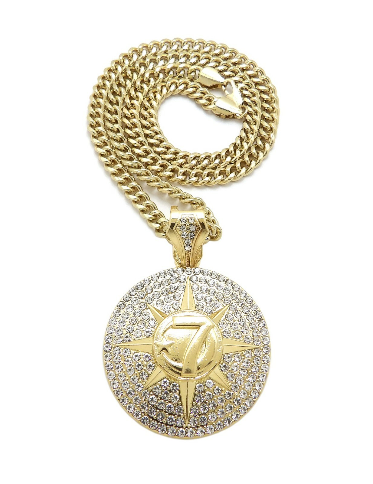 その他 HYSFORM The Members Necklace Crescendo SJ INC ICED Out King 'N' Pendant & 24