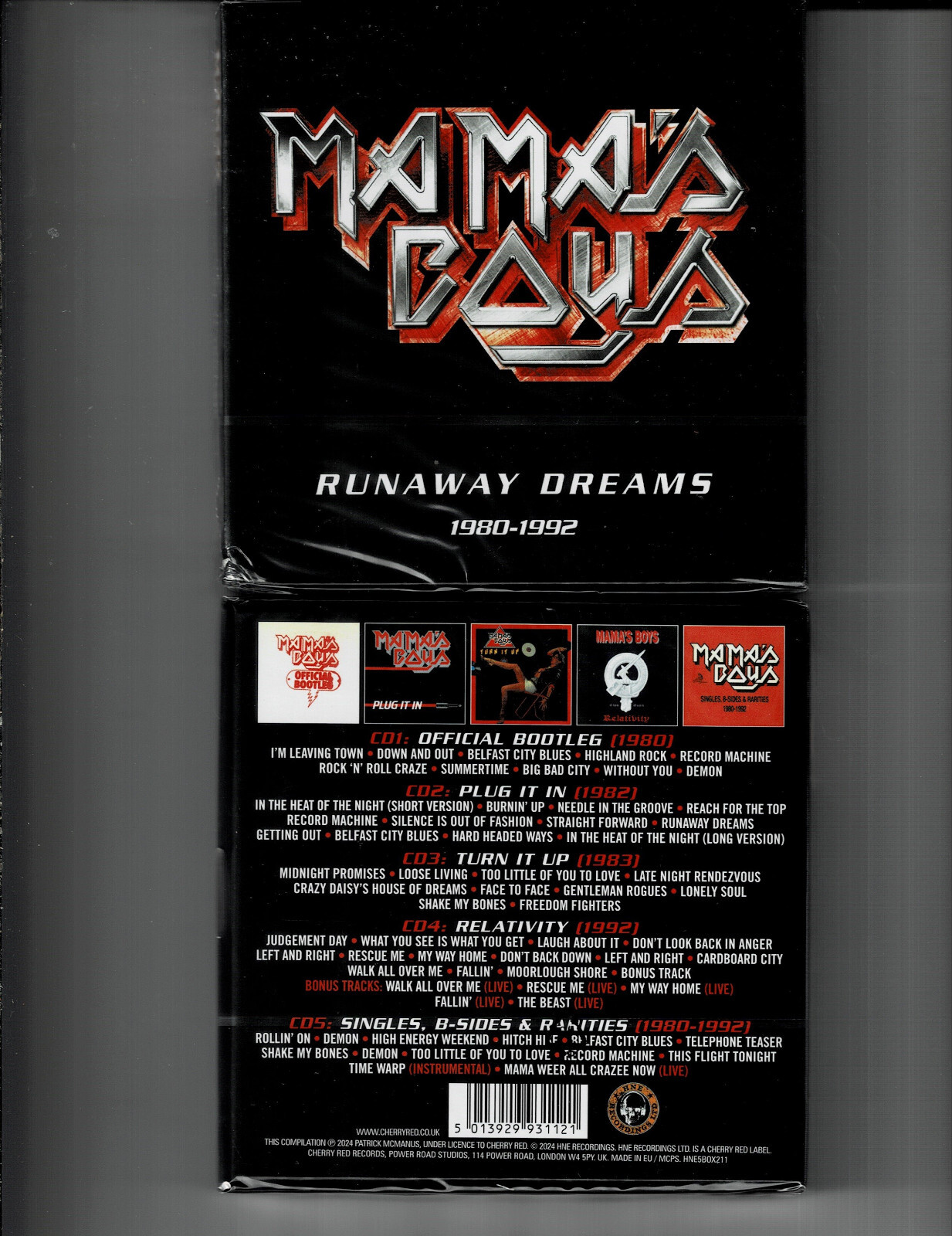 洋楽 MAMA'S BOYS /OFFICIAL BOOTLEG ALBUM 1980 MAMA'S BOYS