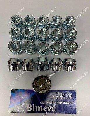 16 14x1.5 Bolts for Vauxhall Insignia VXR 09-16 Alloy Wheel Nuts Black