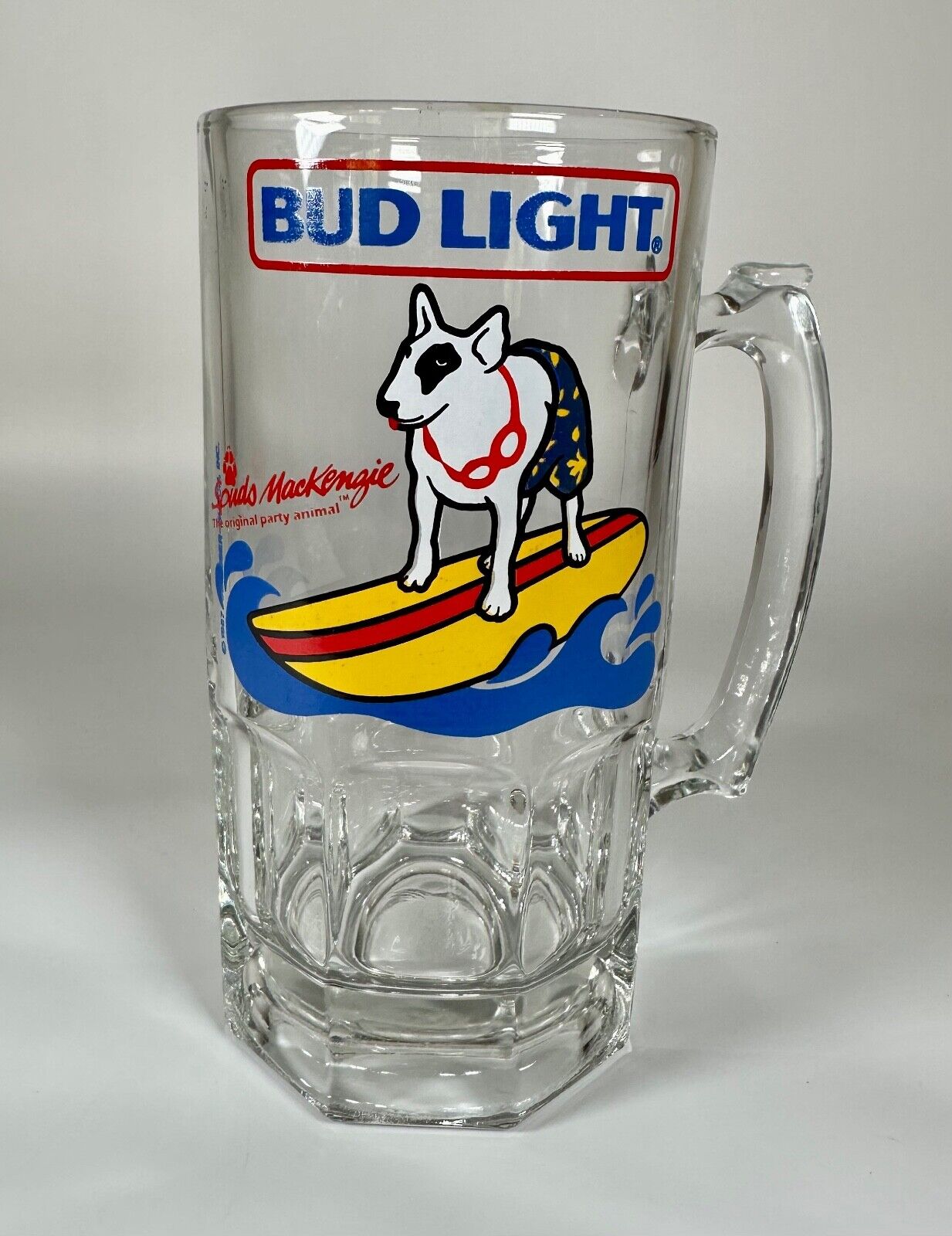 Vintage 1987 Bud Light Surfing Spuds MacKenzie Dog Giant Vintage 1987 Bud Light Surfing Spuds MacKenzie Dog Giant