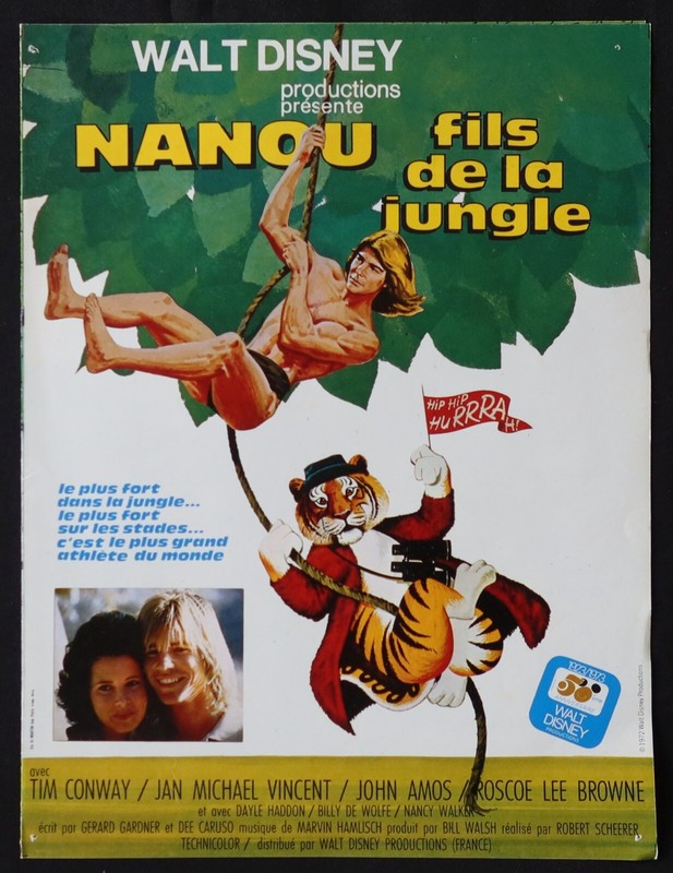 Walt Disney / Nanou Fils De La Jungle 1973 Scenario Pressbook Film CinÃ©Ma
