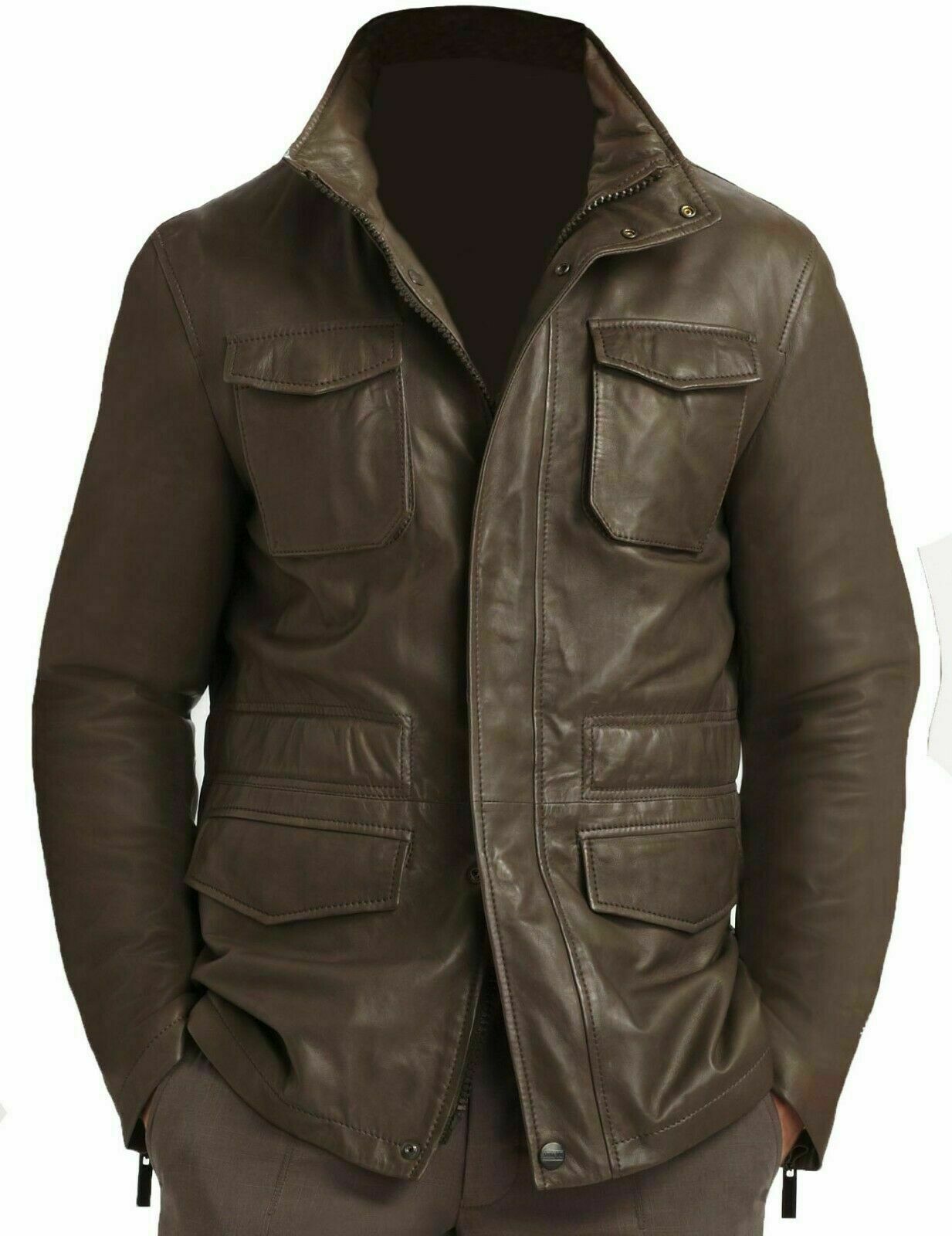 ジャケット・アウター Nolley's Lamb Leather Jacket Brown 714-12_0dfa2dd8-32c6-43e6-ada8