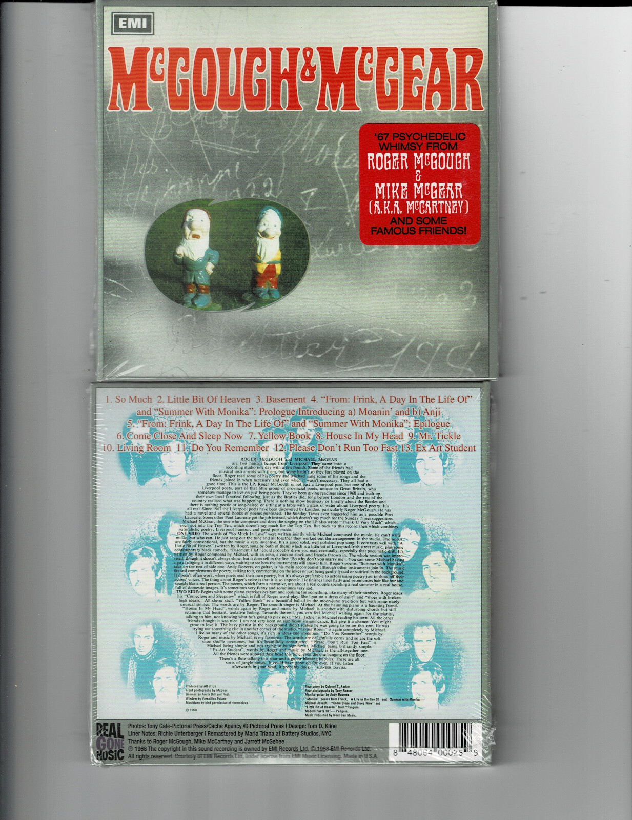 MCGOUGH &amp; MCGEAR - McGOUGH &amp; McGEAR (AKA McCARTNEY) (CD 2012) NEW 