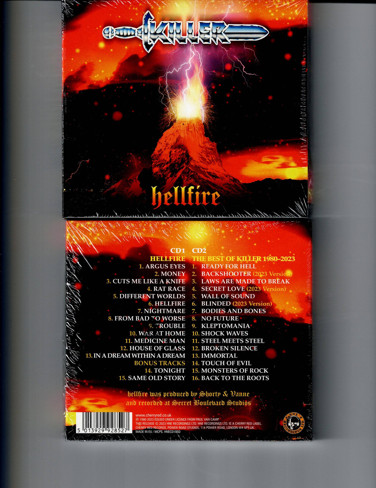 KILLER - HELLFIRE: BEST OF 1980-2023 (2CD 2023) NEW *31
