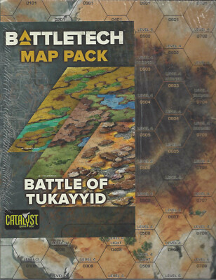 BattleTech Map Pack Battle of Tukayyid SC NEW Catalyst CAT 35152  Clan Invasion