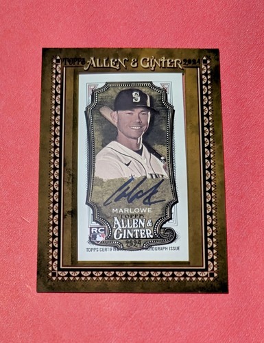 🔥2024 Topps Allen & Ginter Cade Marlow Auto Seattle