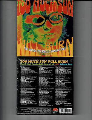 TOO MUCH SUN WILL BURN: UK PSYCHE SOUNDS '67 V2 (3CD 2023) NEW  **79 TRACKS**