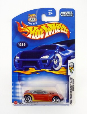 Hot Wheels Golden Arrow #029 First Editions 17 of 42 Orange Die-Cast Car 2003