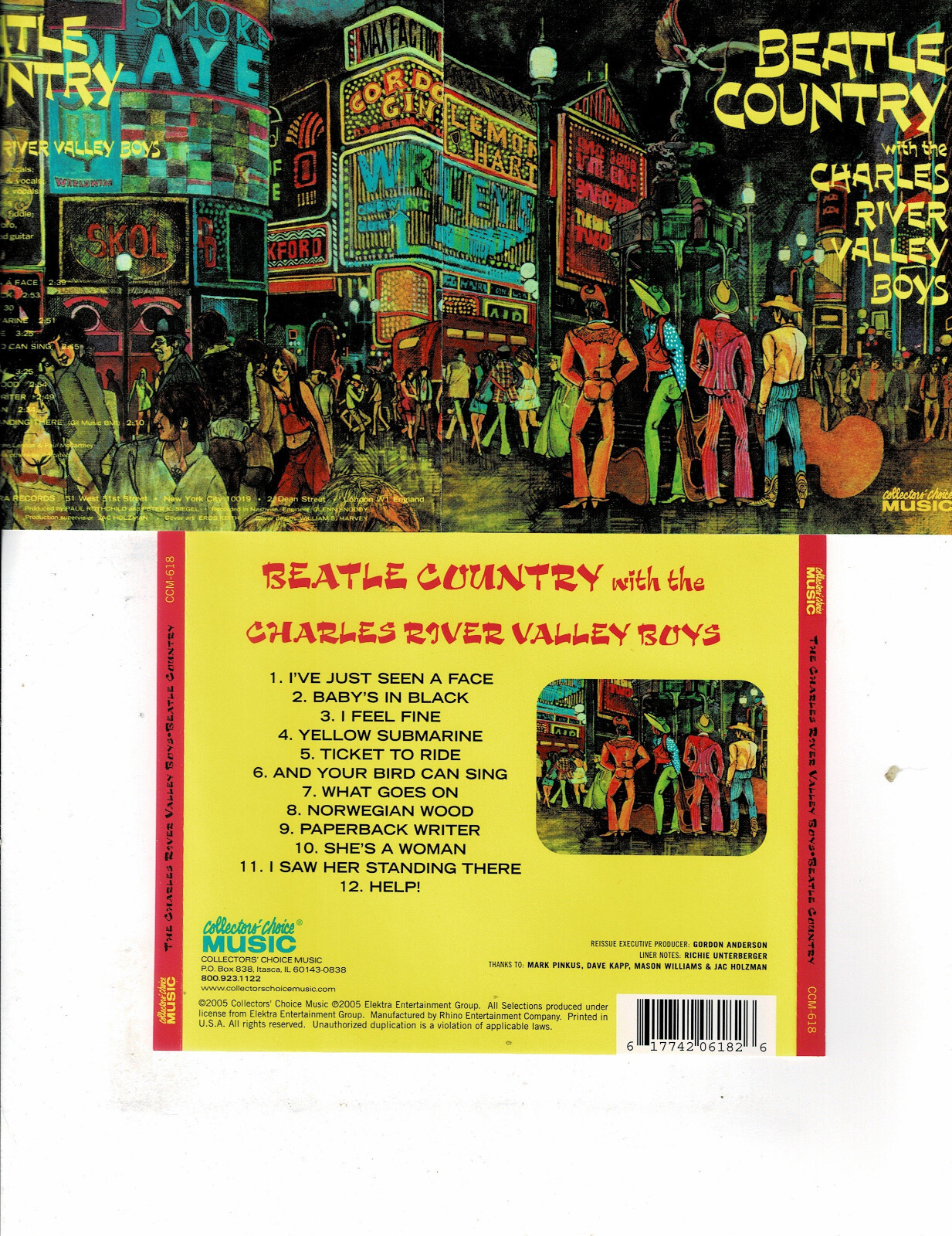 ワールドミュージック CD Charles River Valley Boys Beatle Country CCM618 Collectors Choi Music Japan /00110 CD Charles River Valley Boys Beatle Country CCM618