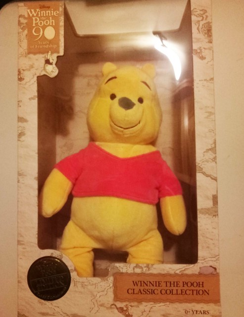 winnie the pooh 90th anniversary plush