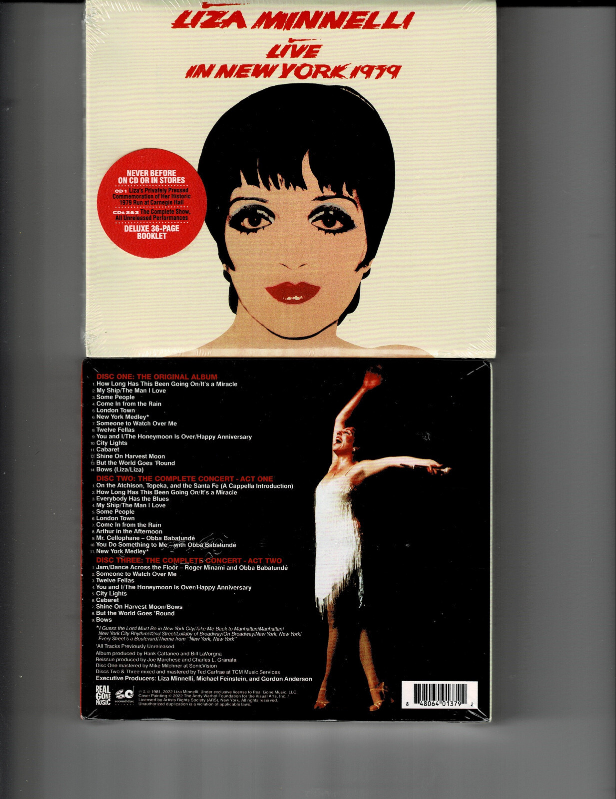 LIZA MINNELLI - LIVE IN NEW YORK CITY 1979 (3CD 2022) NEW