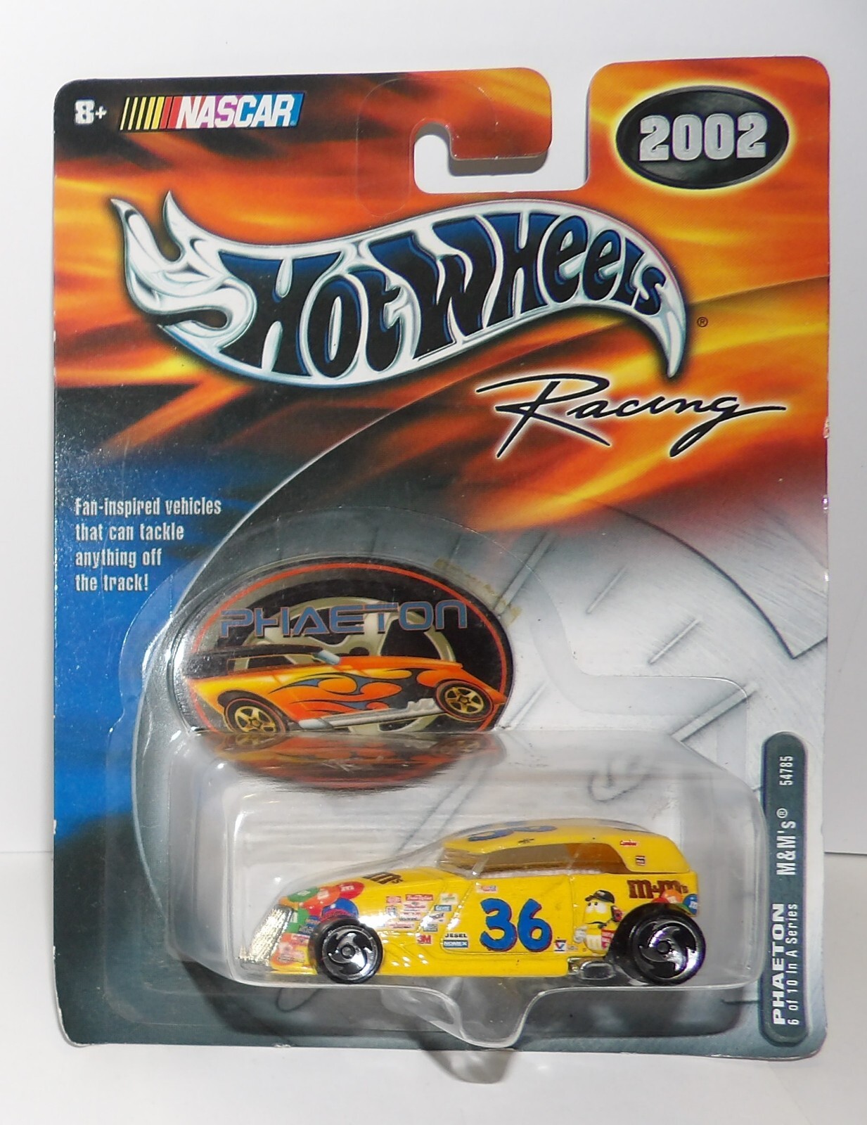 Hot Wheels Racing 2002 #6 PHAETON M&M's #36 Ken Schrader Die
