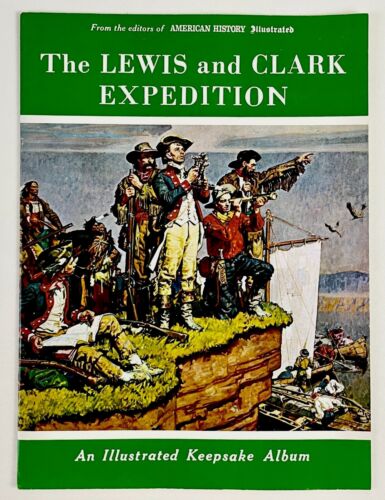 1970 Lewis & Clark Expedition Illustrated Keepsake Album Vintage Travel Book MO