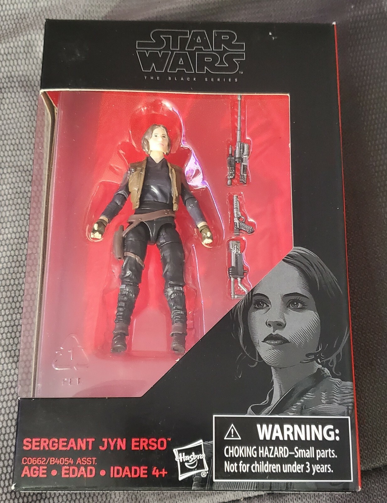 Star Wars The Black Series Sergeant Jyn Erso 375 inch Action Figure MIB Hasbro