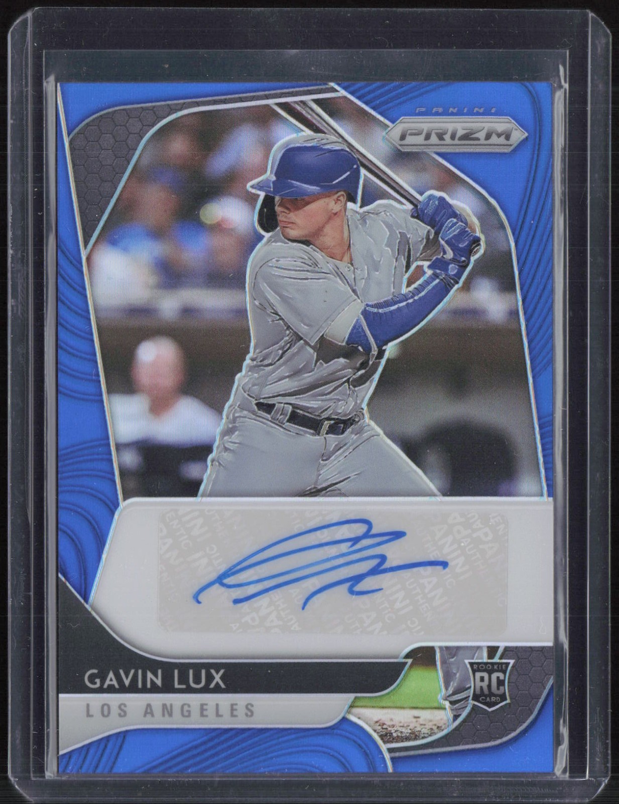 2020 Panini Prizm Blue Gavin Lux 10/99 Auto Autograph RC Rookie