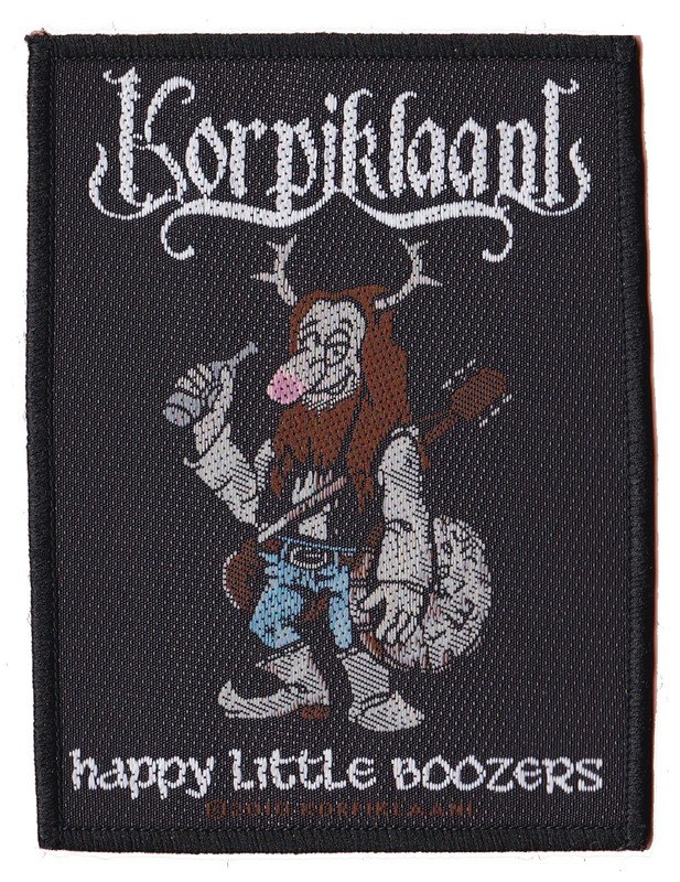 Korpiklaani Boozers Patche Officiel Ã©Cusson Licence Patch Ã  Coudre Folk Metal
