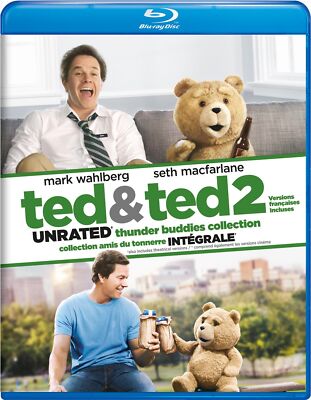 Ted and Ted 2 (Blu-ray) (Blu-ray) Mark Wahlberg Mila Kunis Seth MacFarlane
