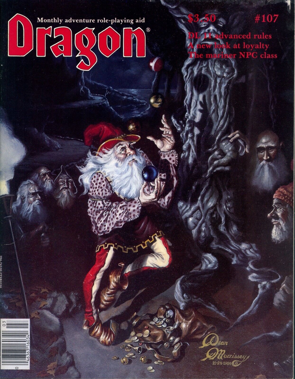 Dragon Magazine #107 March 1986 MINT D&D AD&D TSR 2nd Edition