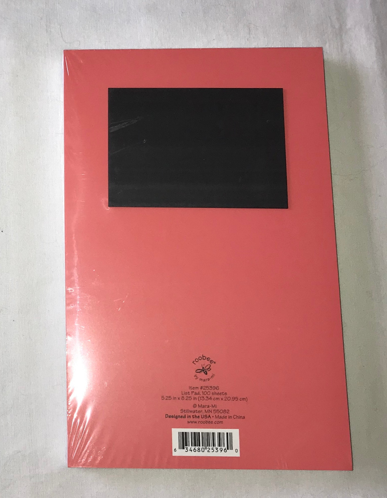 Roobee by Mara-Mi Magnetic Notepad WORK HARD PLAY HARDER 100 Sheets 5.5