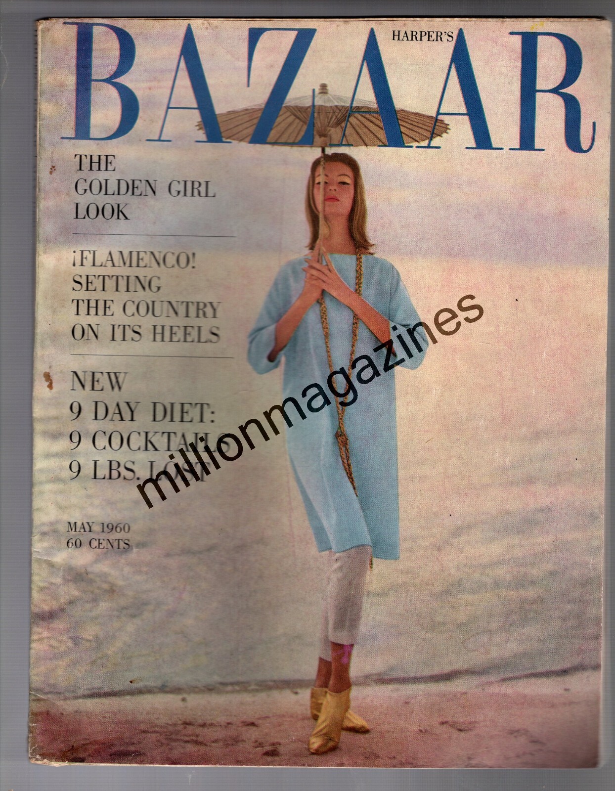 1960 Harper's Bazaar May - Sokolsky. Balenciega, Givenchy