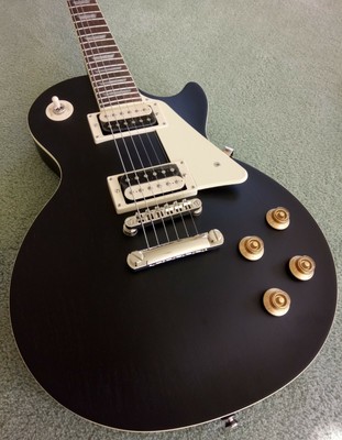 2x Metal Square Guitar Jack Plate Cover für LP Style E Gitarre Schwarz